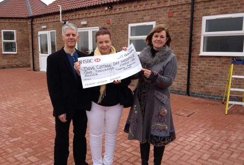 Chq Presentation to Dove-feb 14