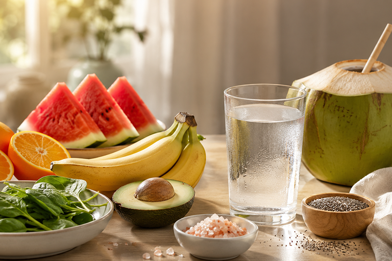hydration during a heatwave