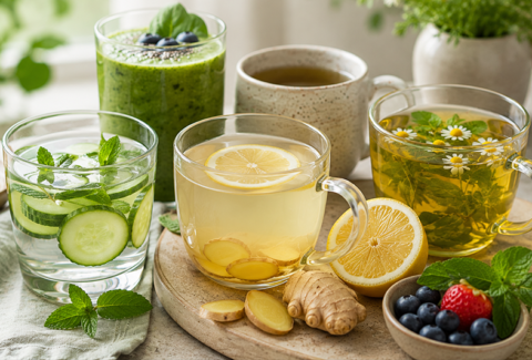 healthy morning drinks
