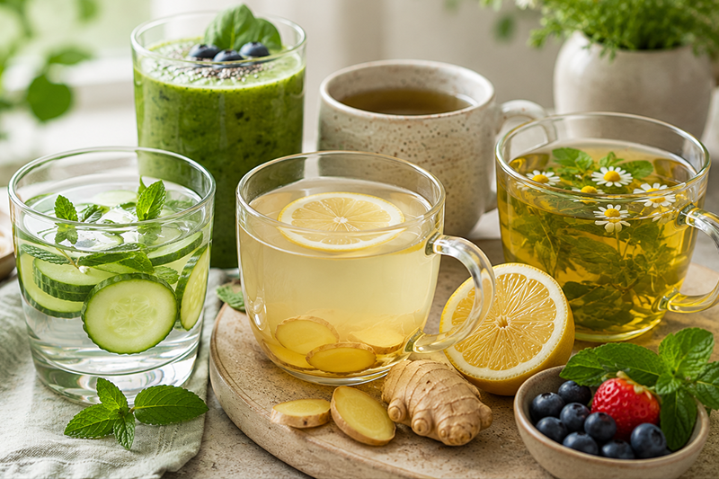 healthy morning drinks