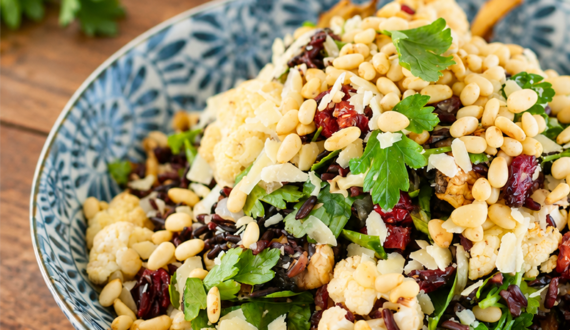healthy cauliflower and mushroom recipe